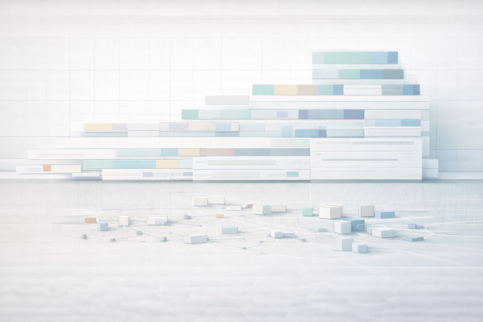 Workflow automation maturity stages showing the transition from fragmented manual workflows to structured and interconnected operational systems.